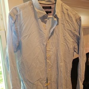 Banana Republic Men's Blue Dress Shirt Size M EUC